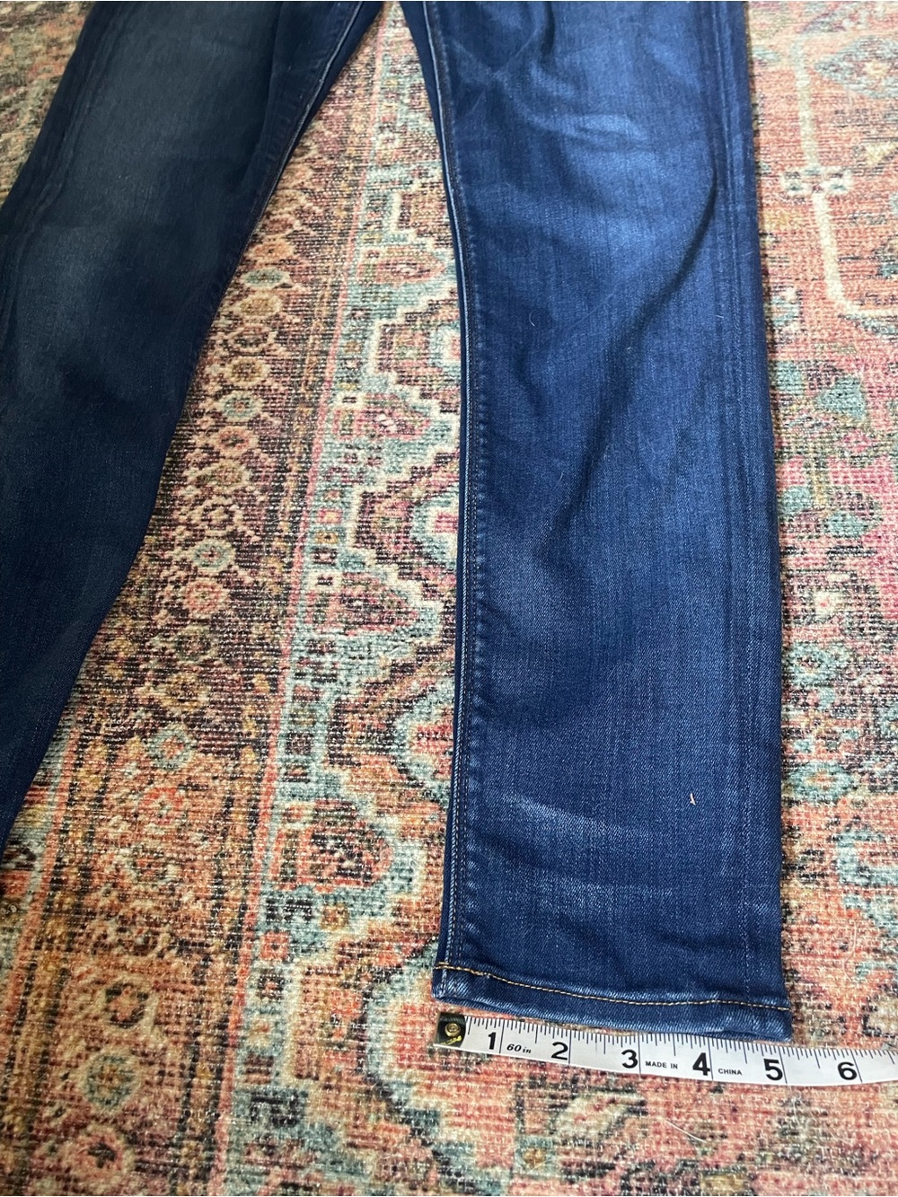 Hudson Jeans Dark Blue Nico Mid-Rise Super Skinny Jeans - Picture 13 of 14